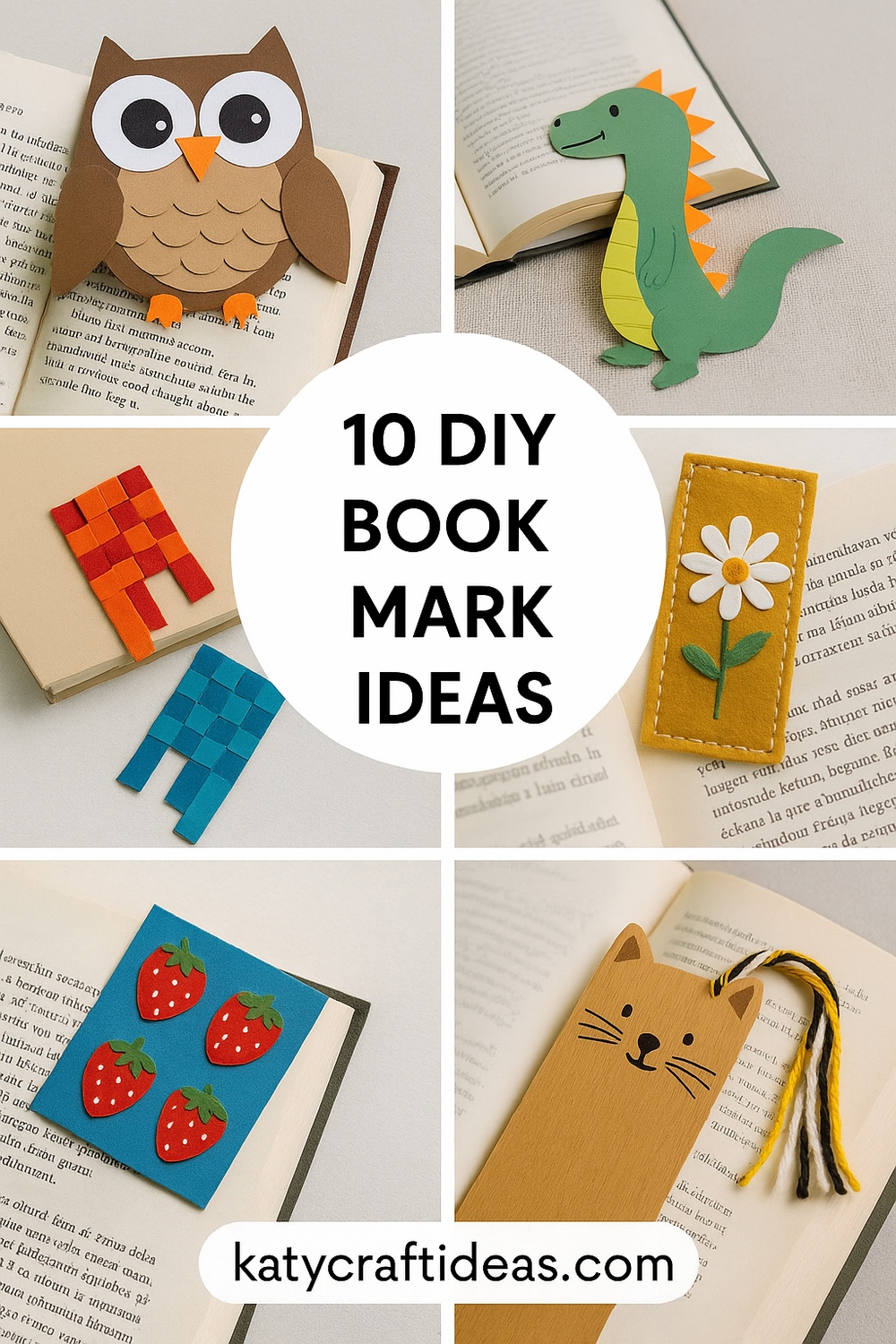 10 DIY Book Mark Ideas
