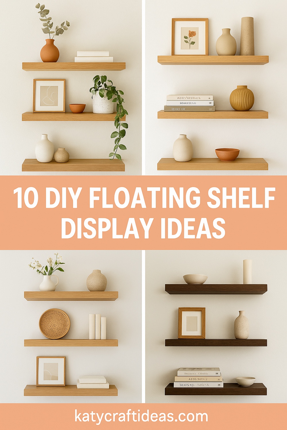 10 DIY Floating Shelf Display Ideas
