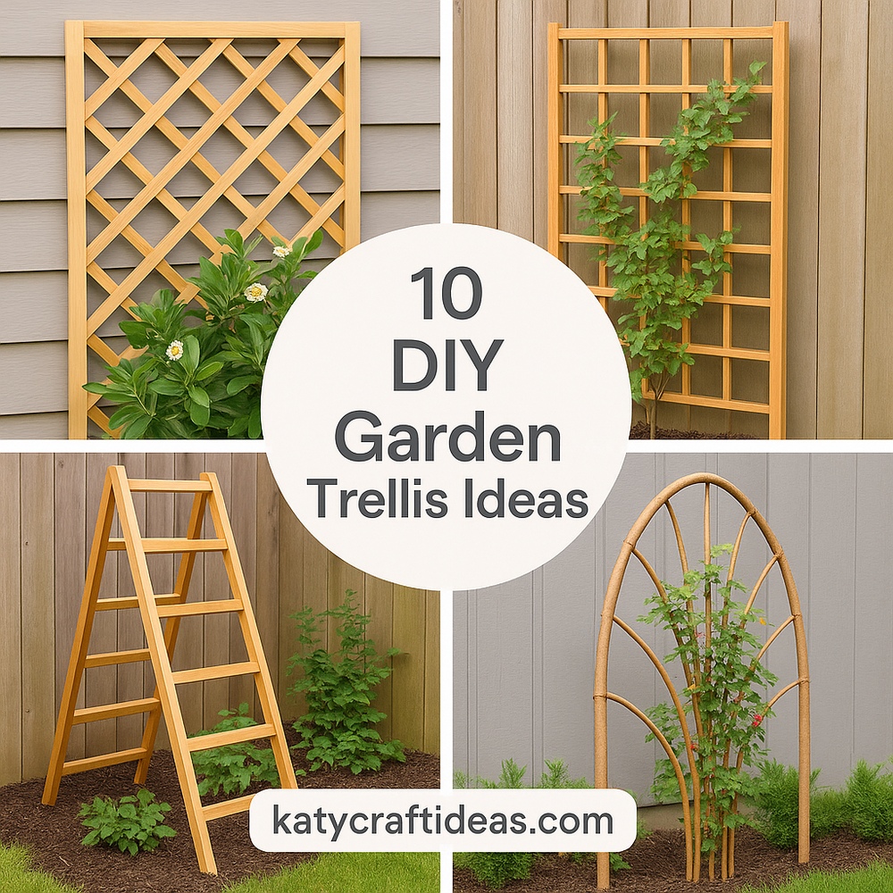 DIY Garden Trellis Ideas