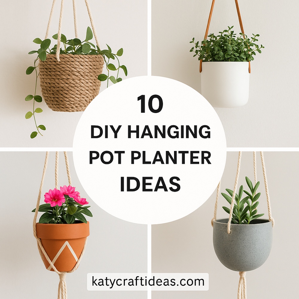 DIY Hanging Pot Planter Ideas