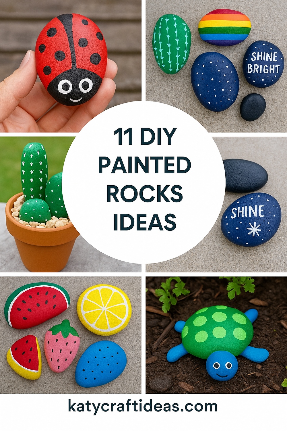 11 DIY Painted Rocks Ideas