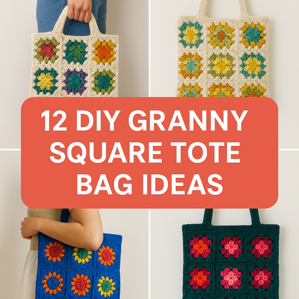 DIY Granny Square Tote Bag Ideas