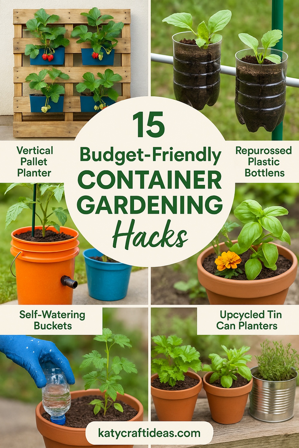 15 Budget-Friendly Container Gardening Hacks
