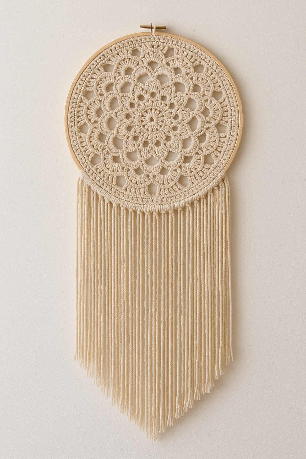 Boho Fringe Mandala Wall Hanging