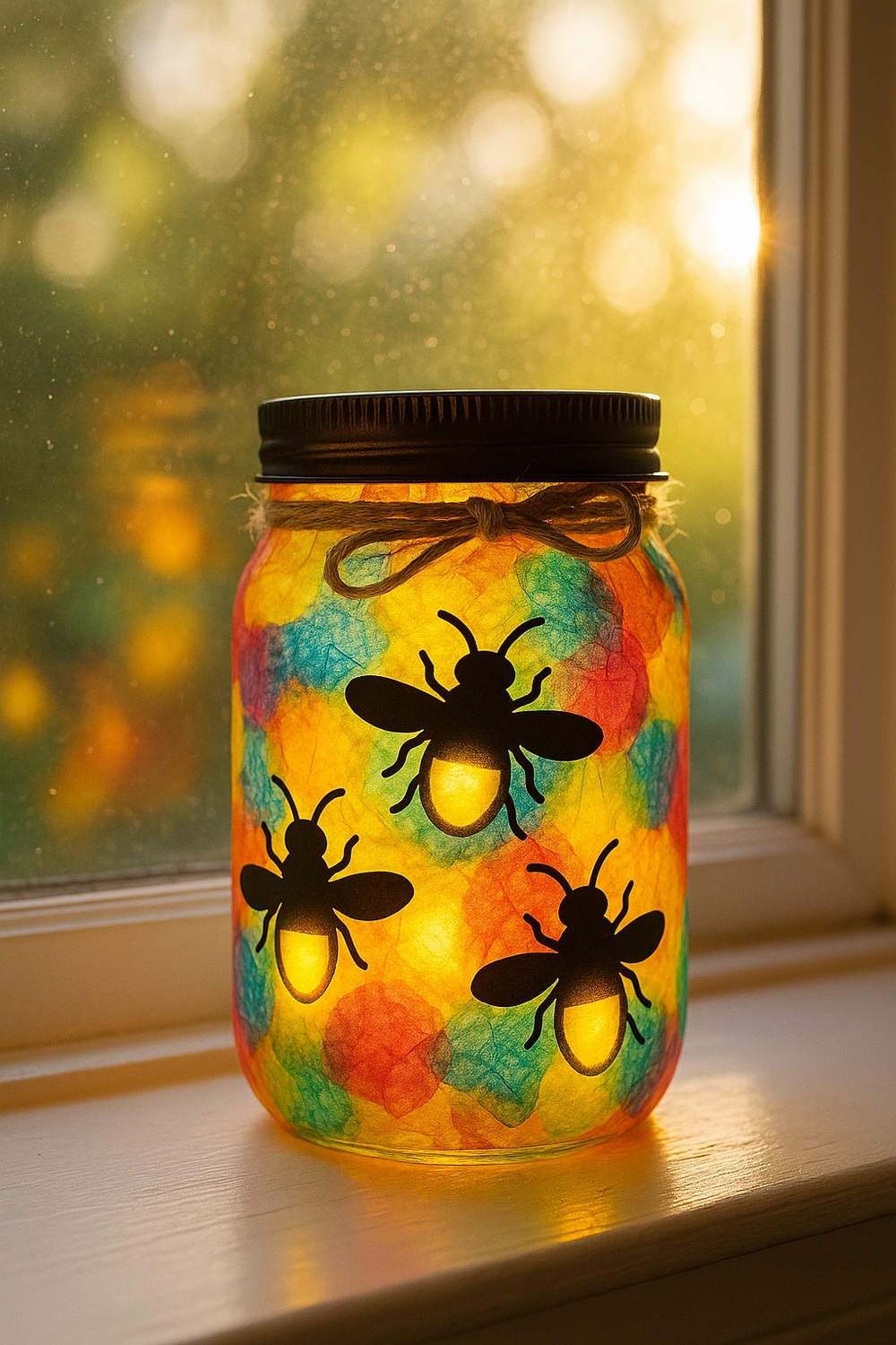 Bug Jar Silhouette Craft