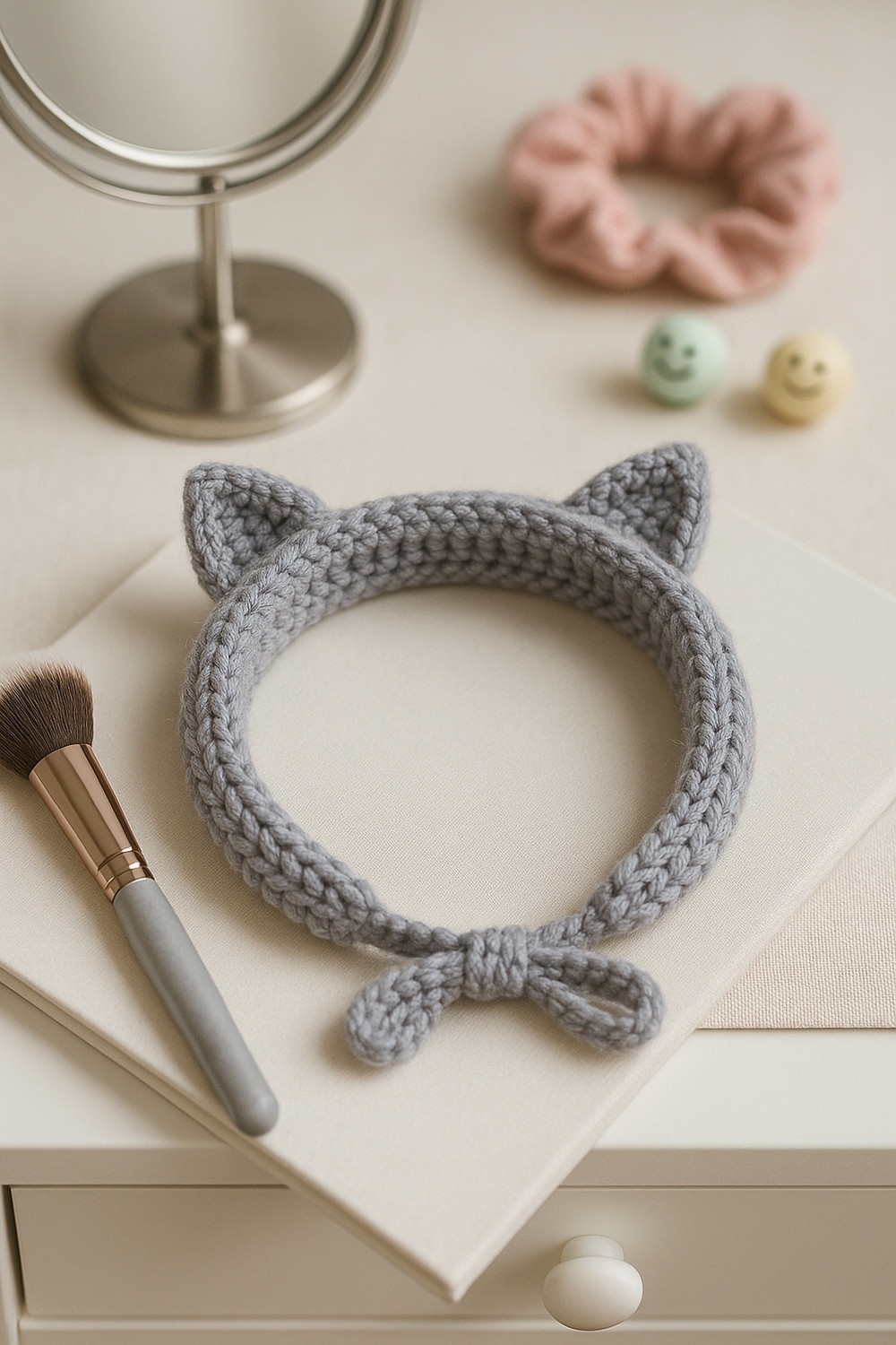 Cat Ear Crochet Headband