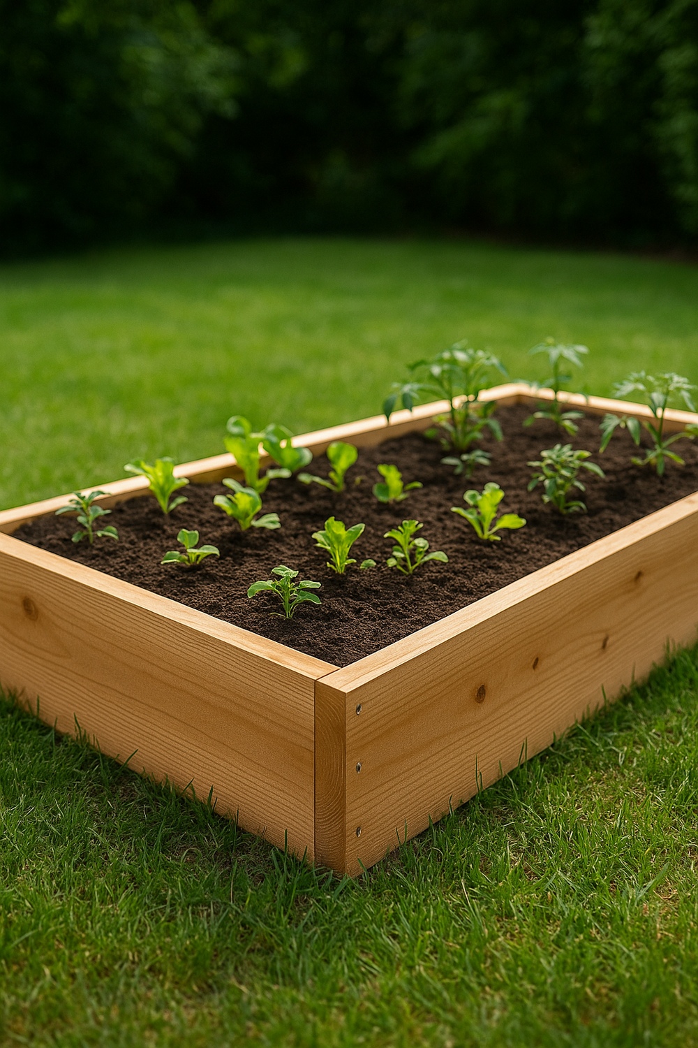 Cedar Wood Raised Bed