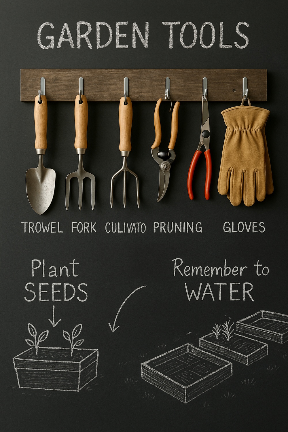 Chalkboard Tool Wall