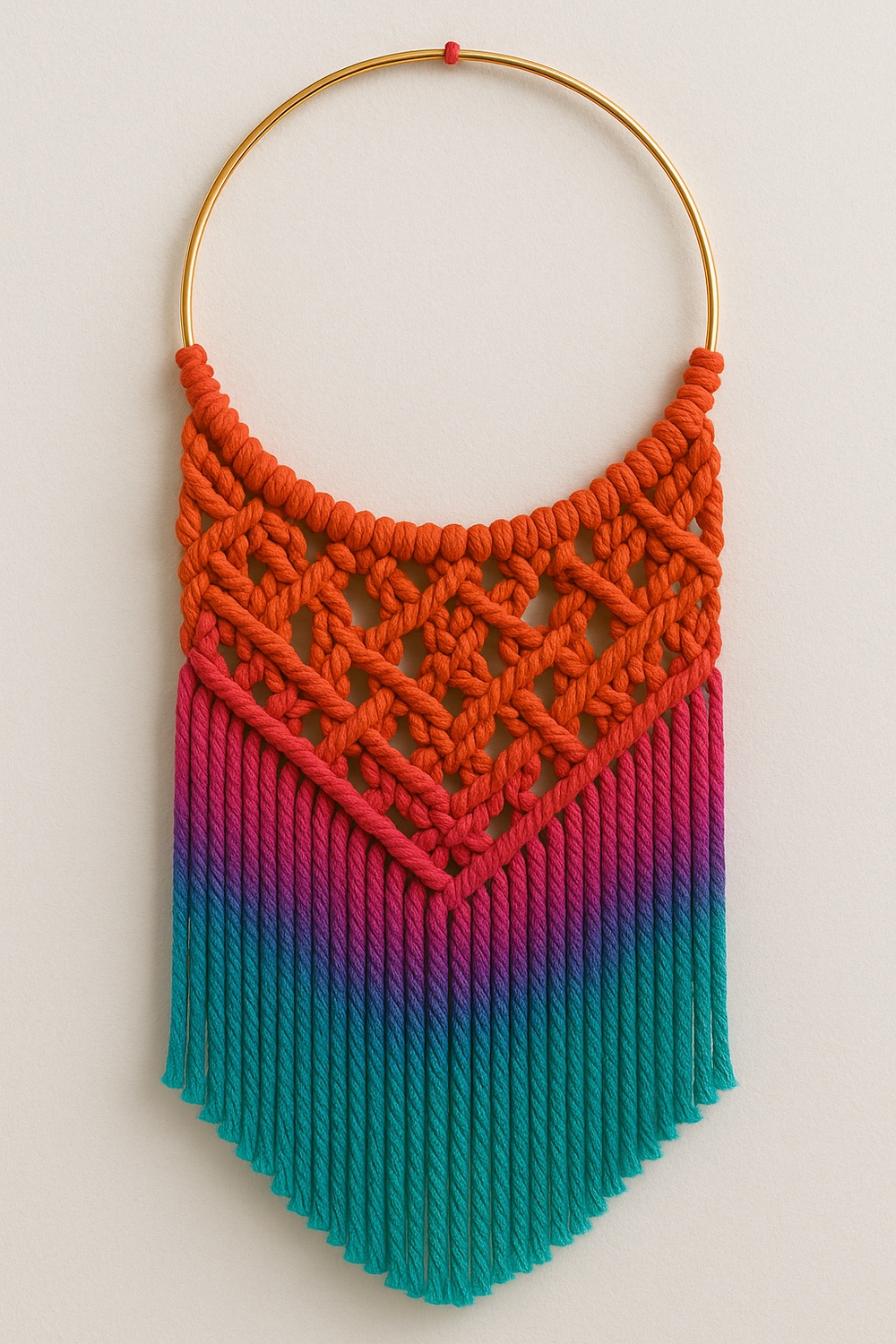 Circle Frame Macramé