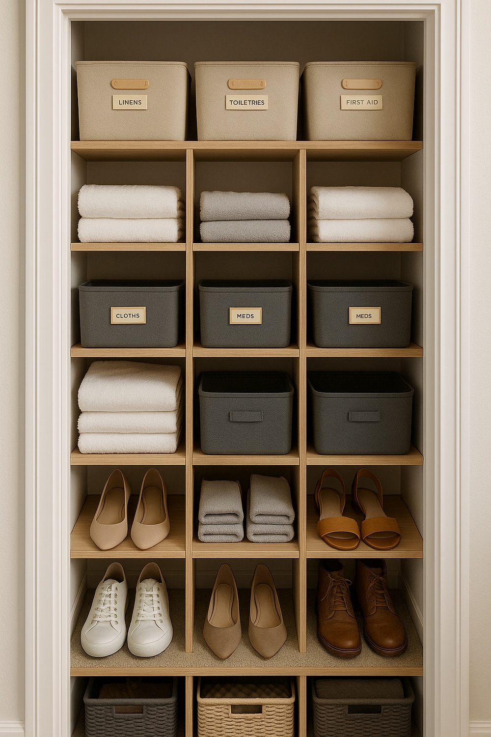 Closet Nook Cubby Shelves