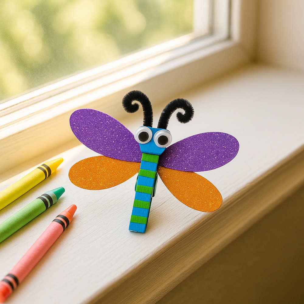 Clothespin Dragonfly