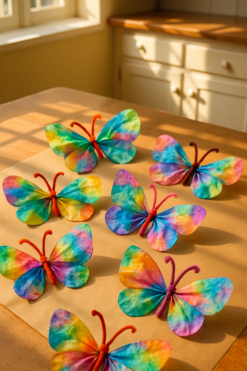 Coffee Filter Butterflies