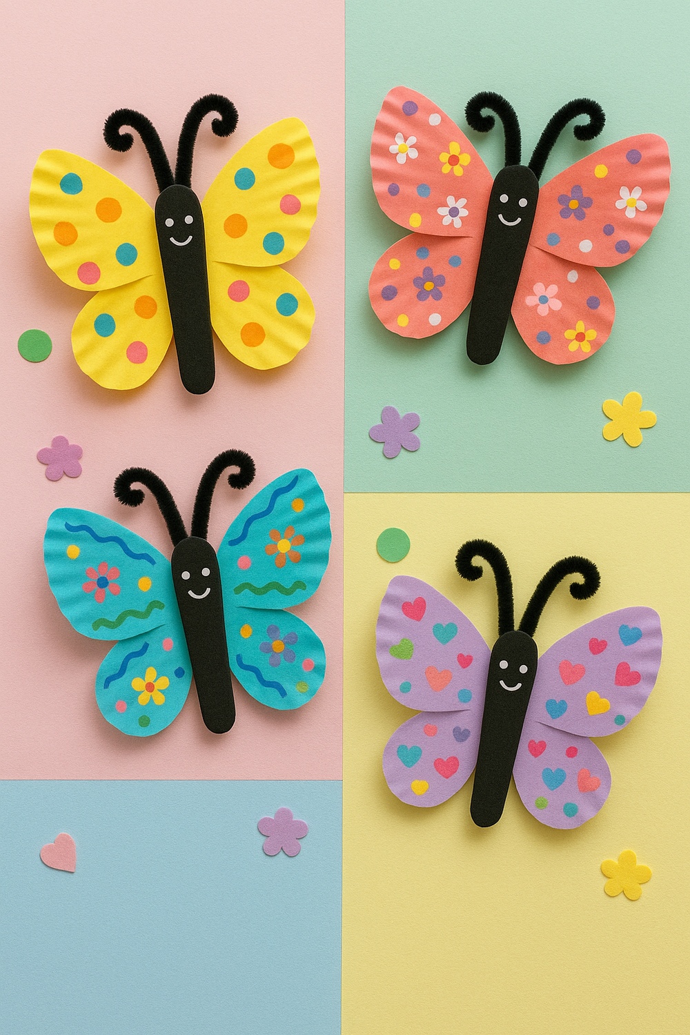 Cupcake Liner Butterflies