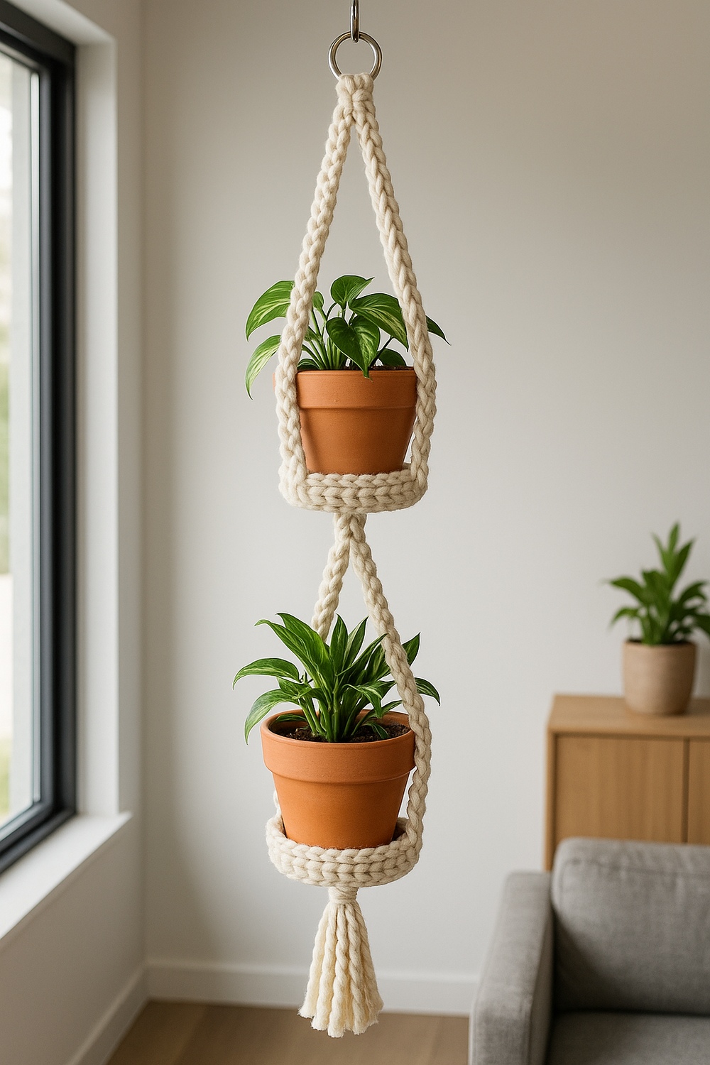 Double Plant Tier Hanger