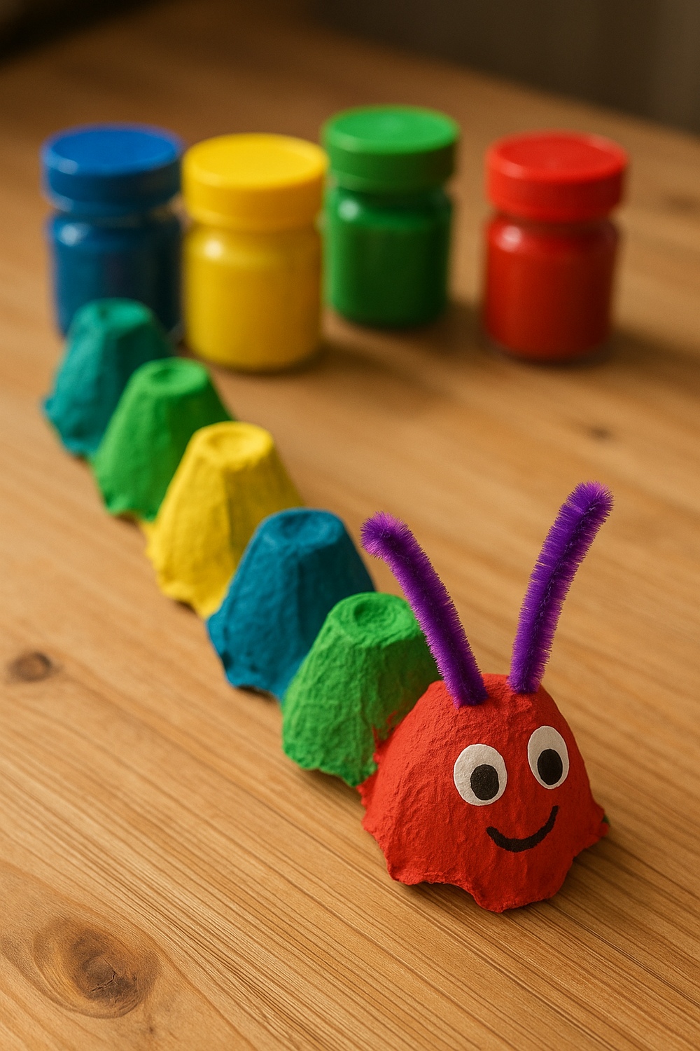 Egg Carton Caterpillar