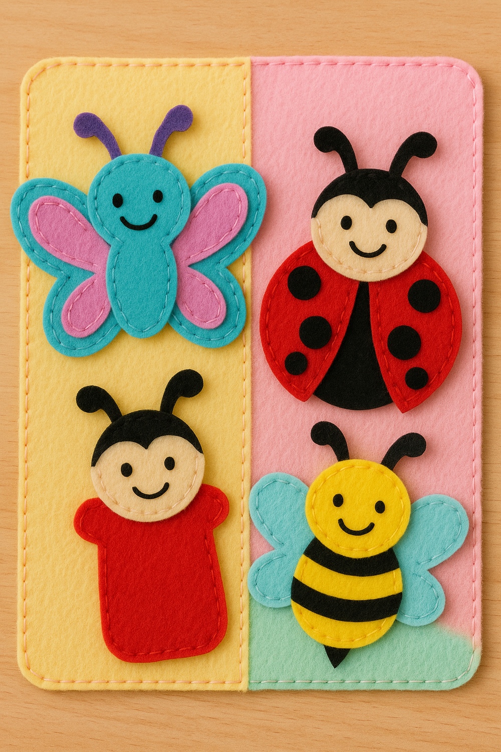 Felt Bug Puppets
