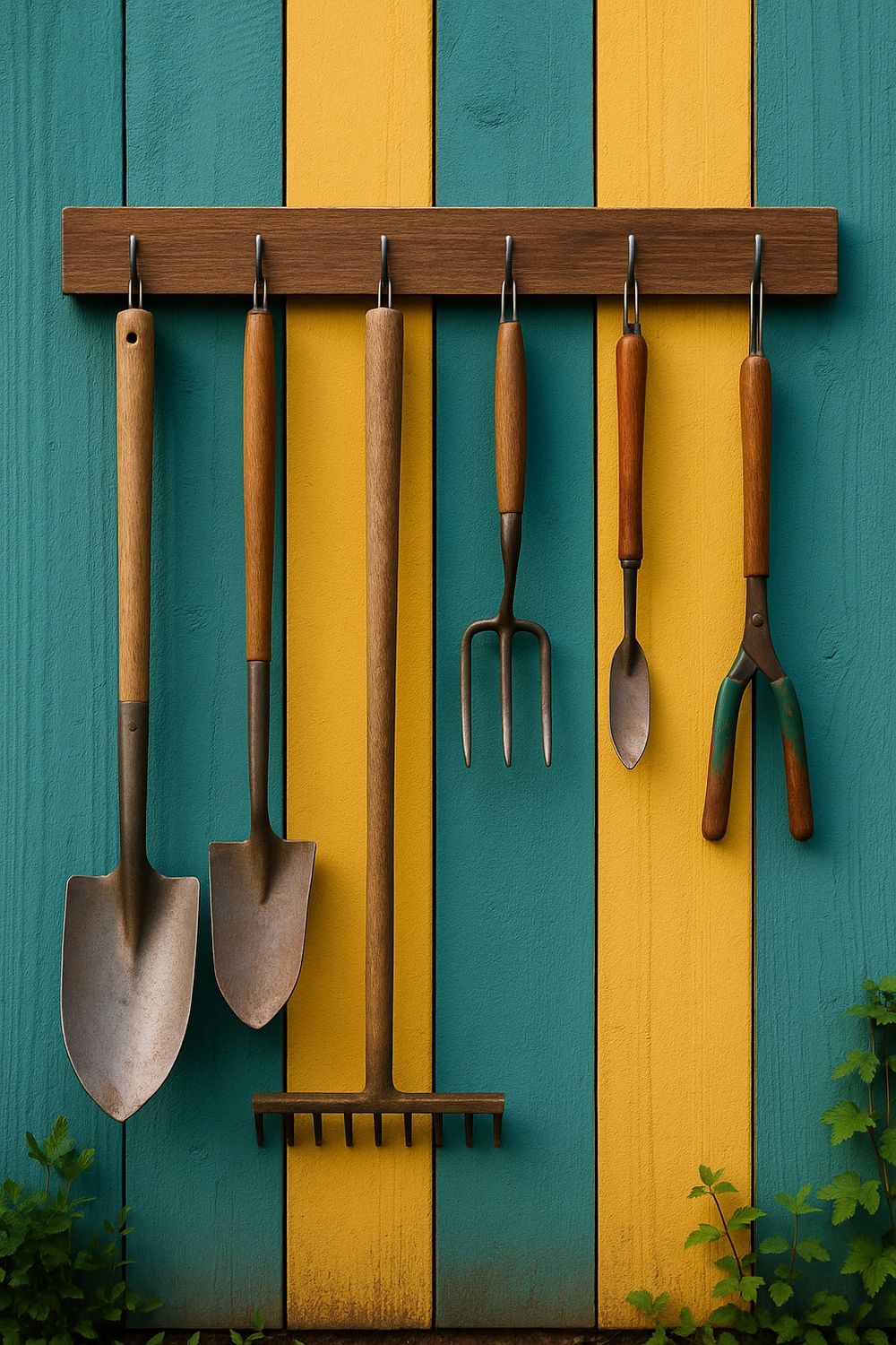 Fence Mounted Hanging Rack