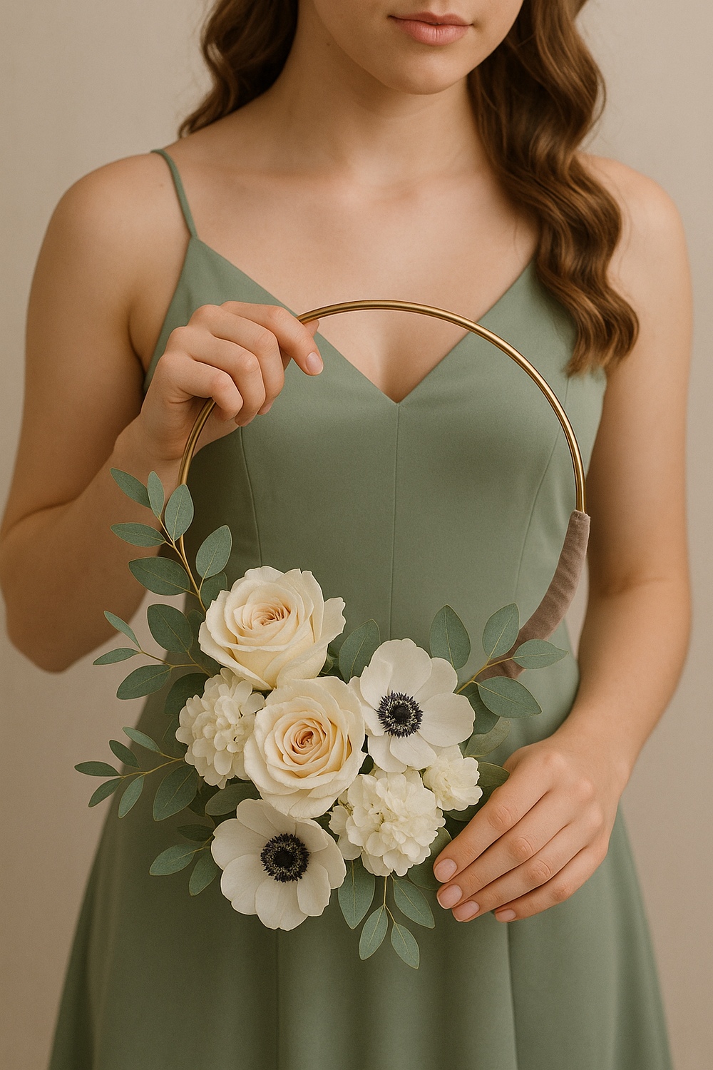 Floral Hoop Bouquet