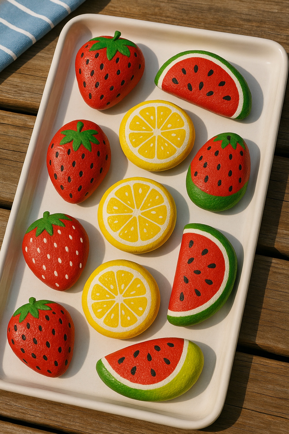 Fruit Inspired Rocks