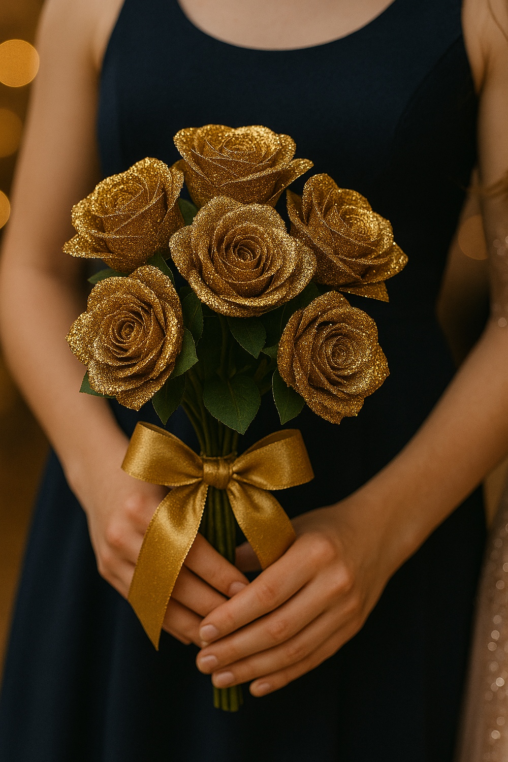 Glitter Dipped Rose Bouquet