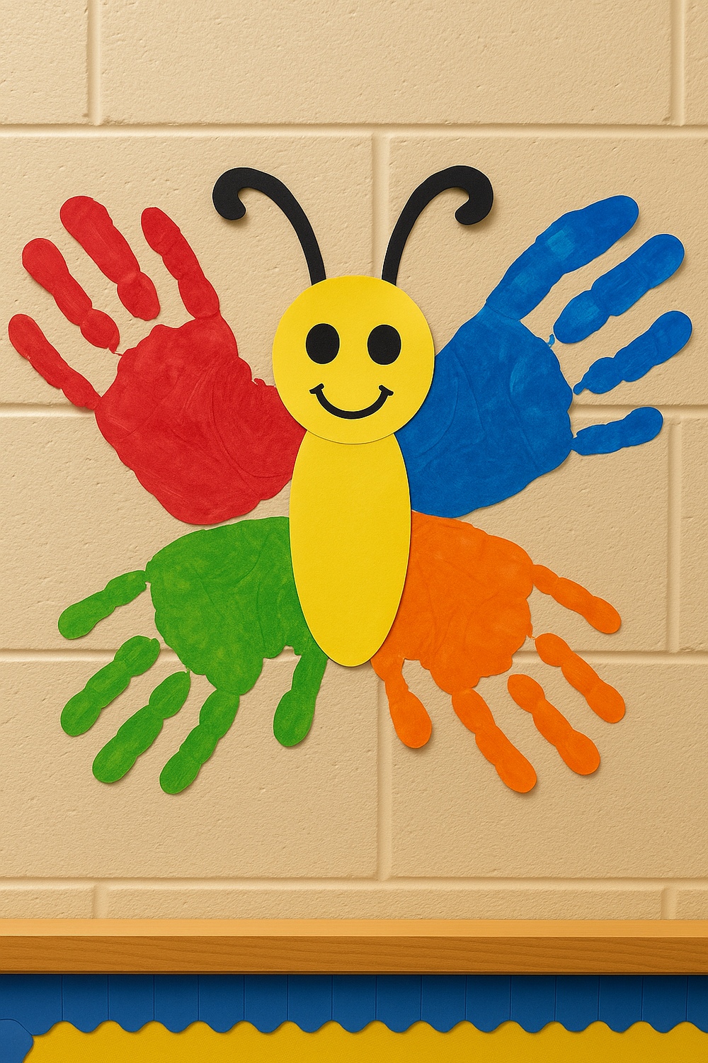 Handprint Butterfly Art
