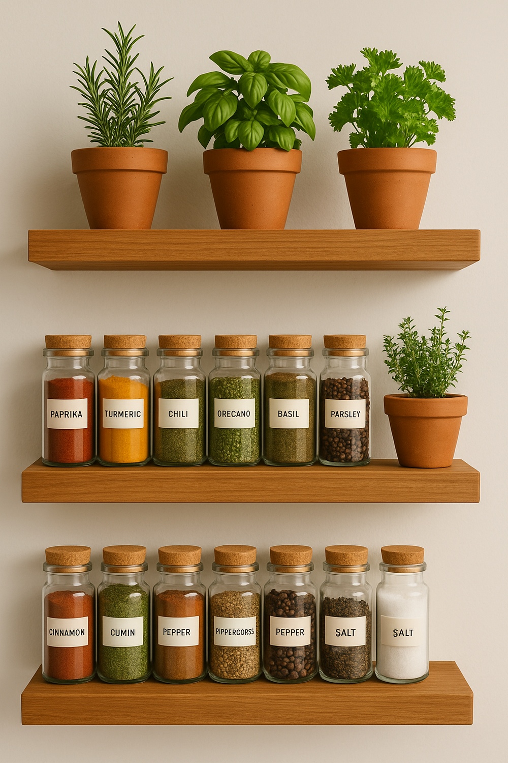 Kitchen Spice Rack Shelf