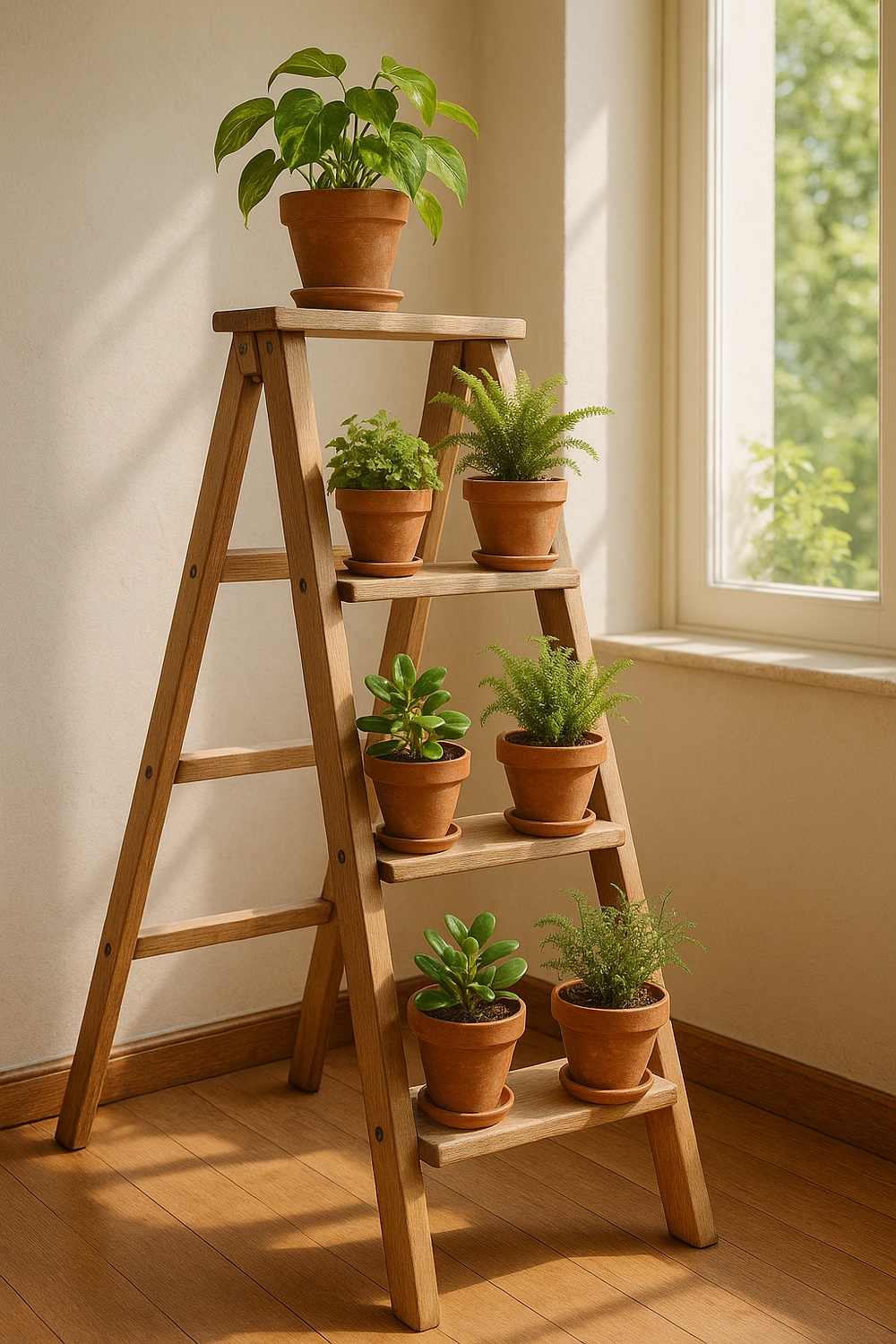 Ladder Plant Stand