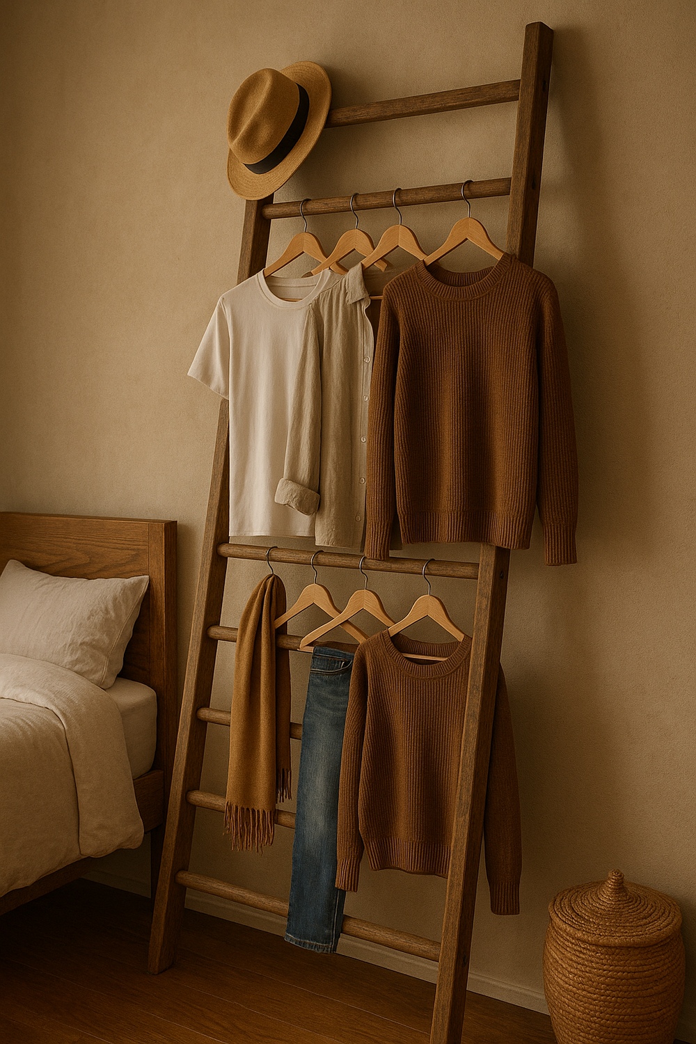 Ladder Wardrobe Organizer