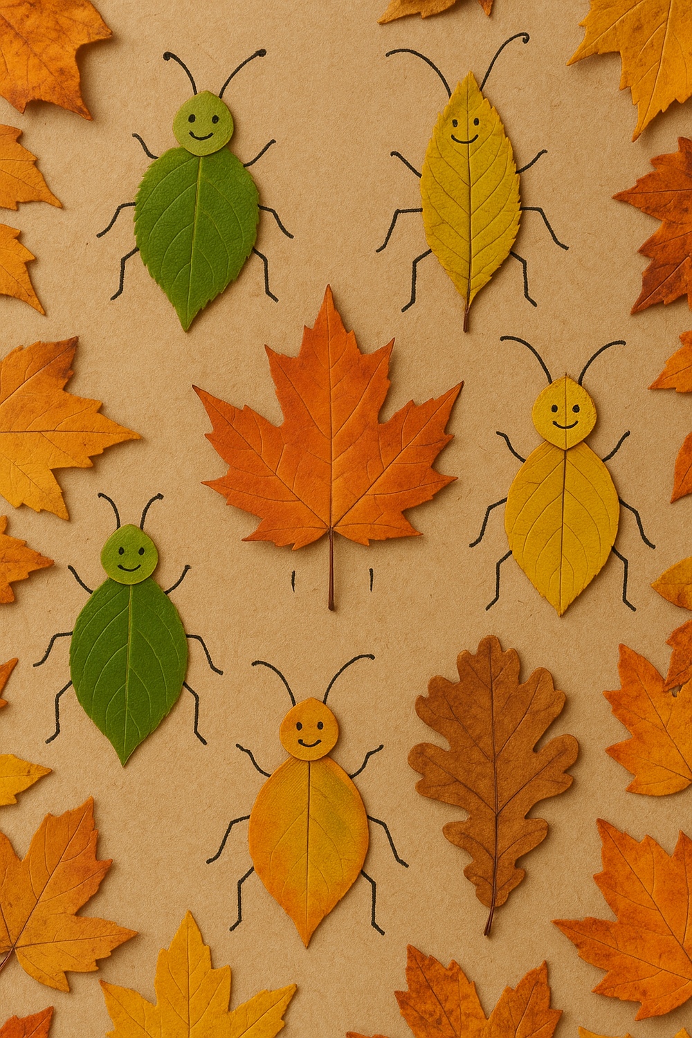 Leaf Bug Collage