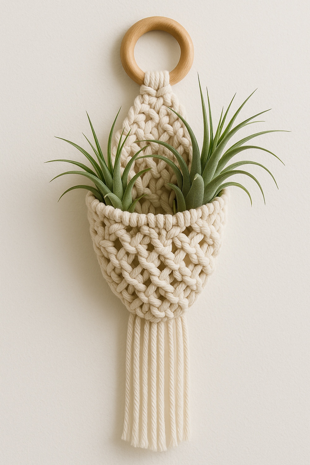 Macramé Wall Pocket Planter