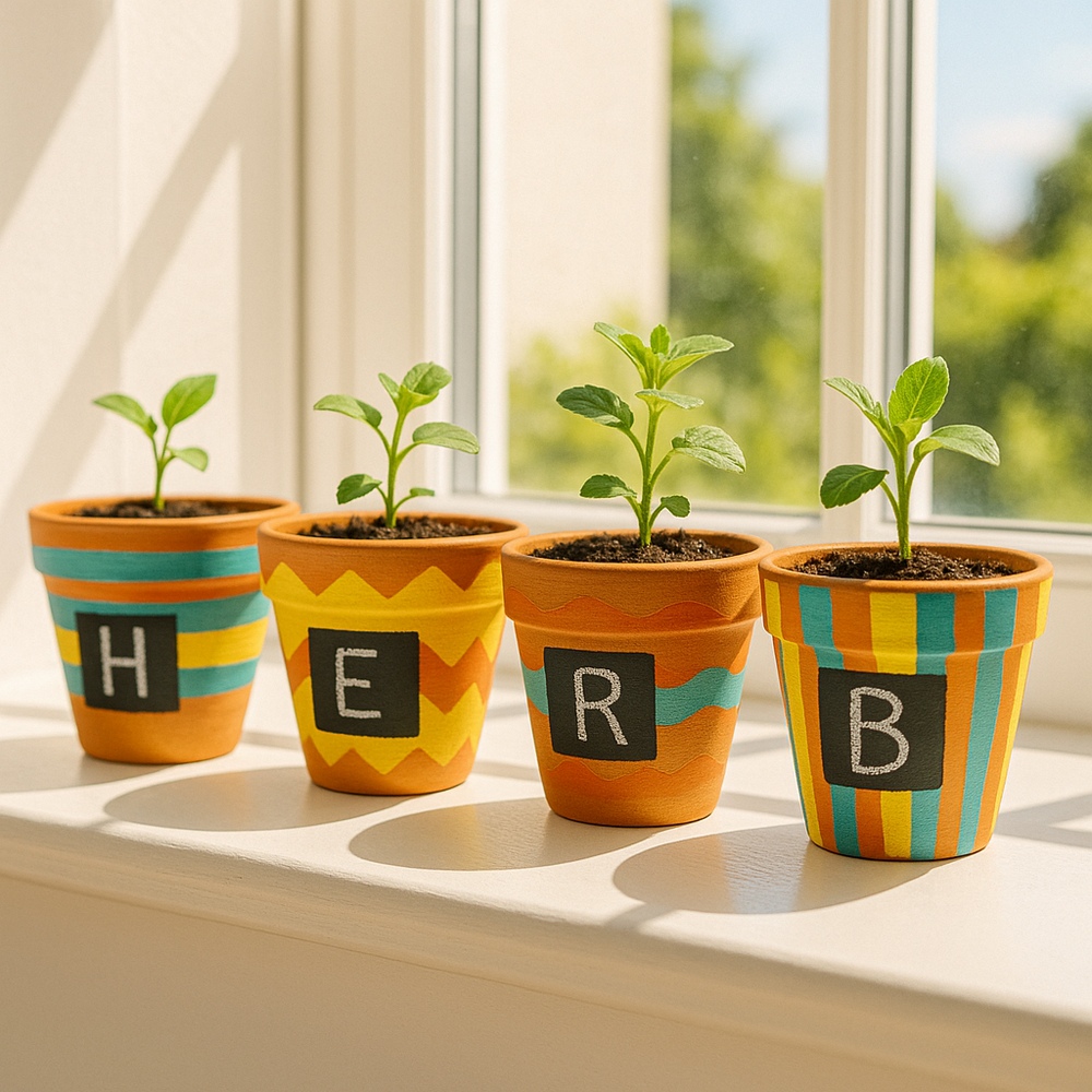 Paint and Personalize Pots