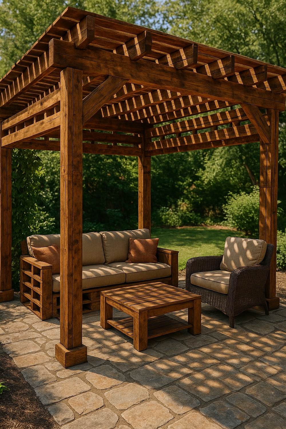 Pallet Wood Pergola