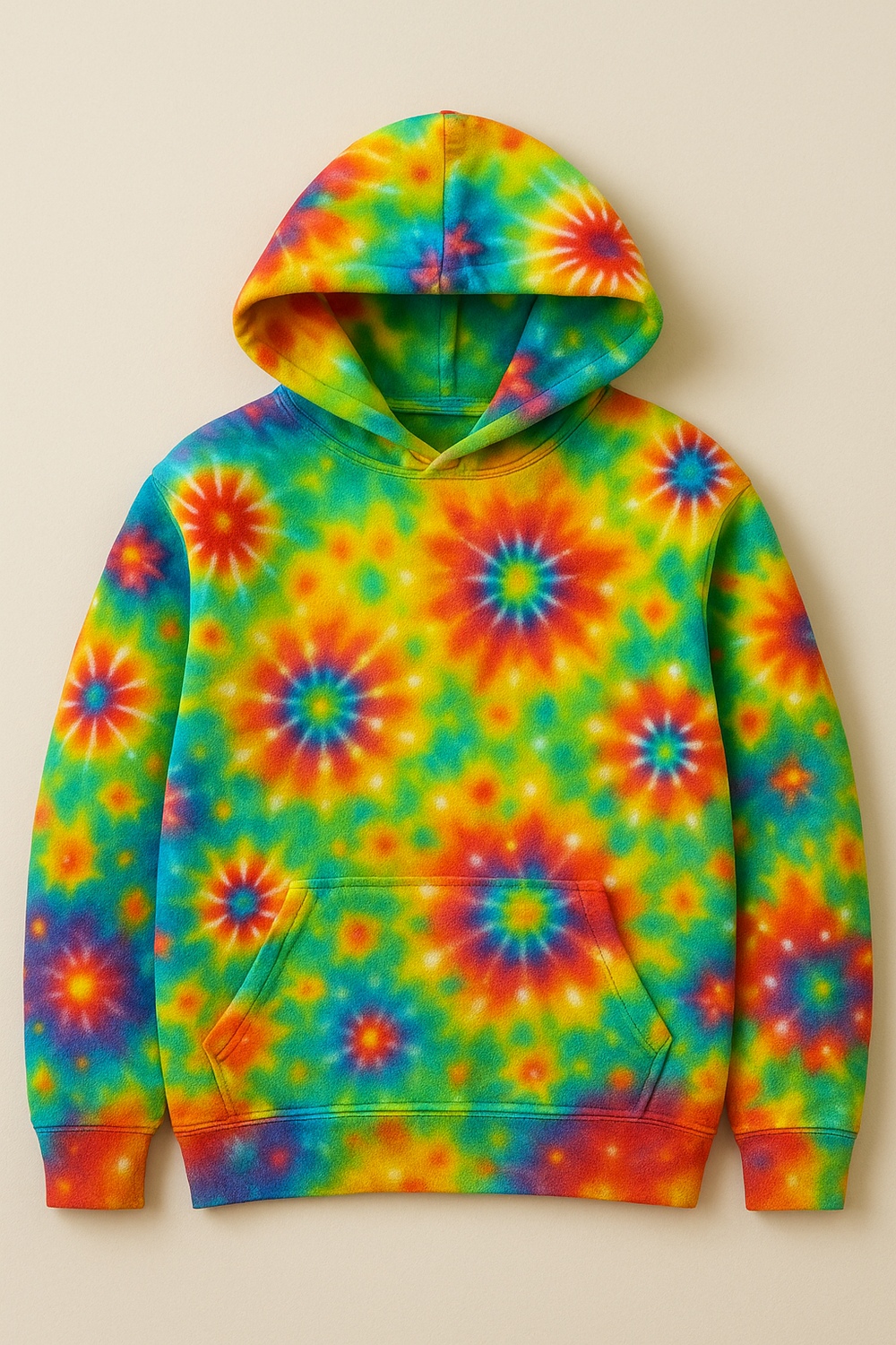 Pastel Cloud Tie Dye Hoodie