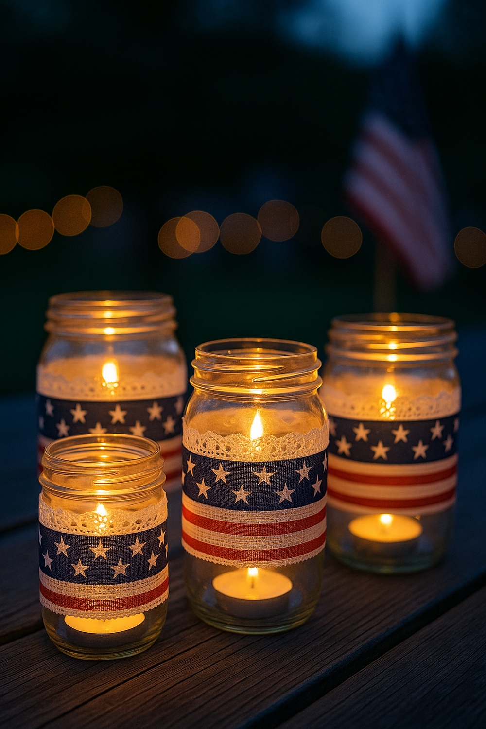 Patriotic Candle Holders