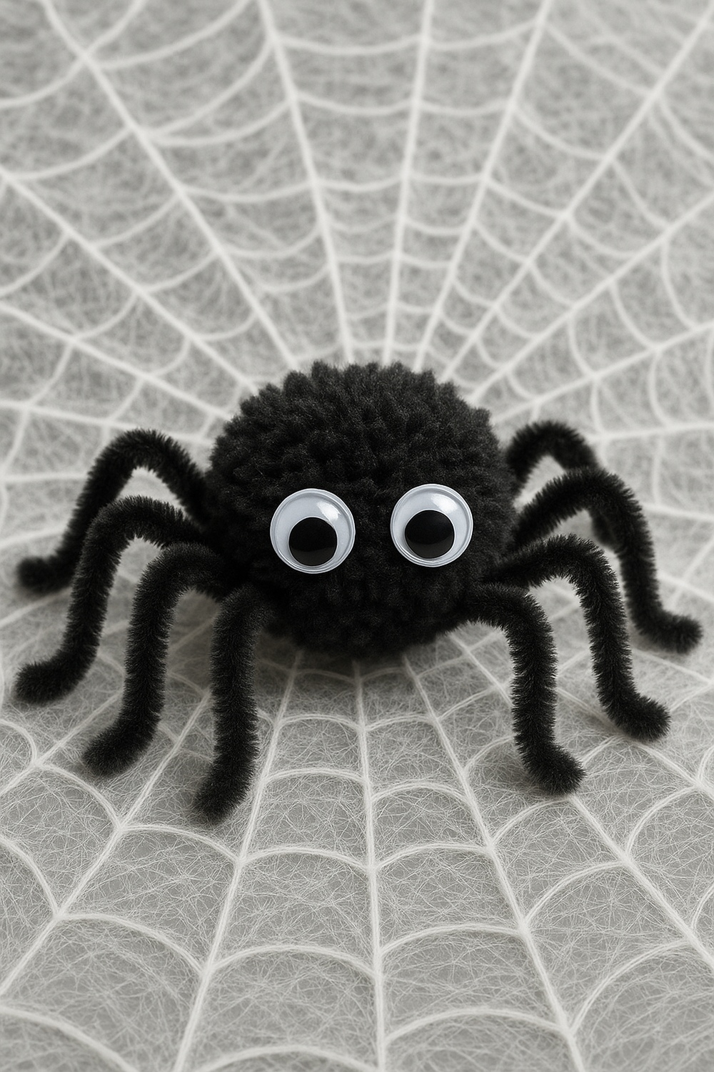 Pom Pom Spider Craft