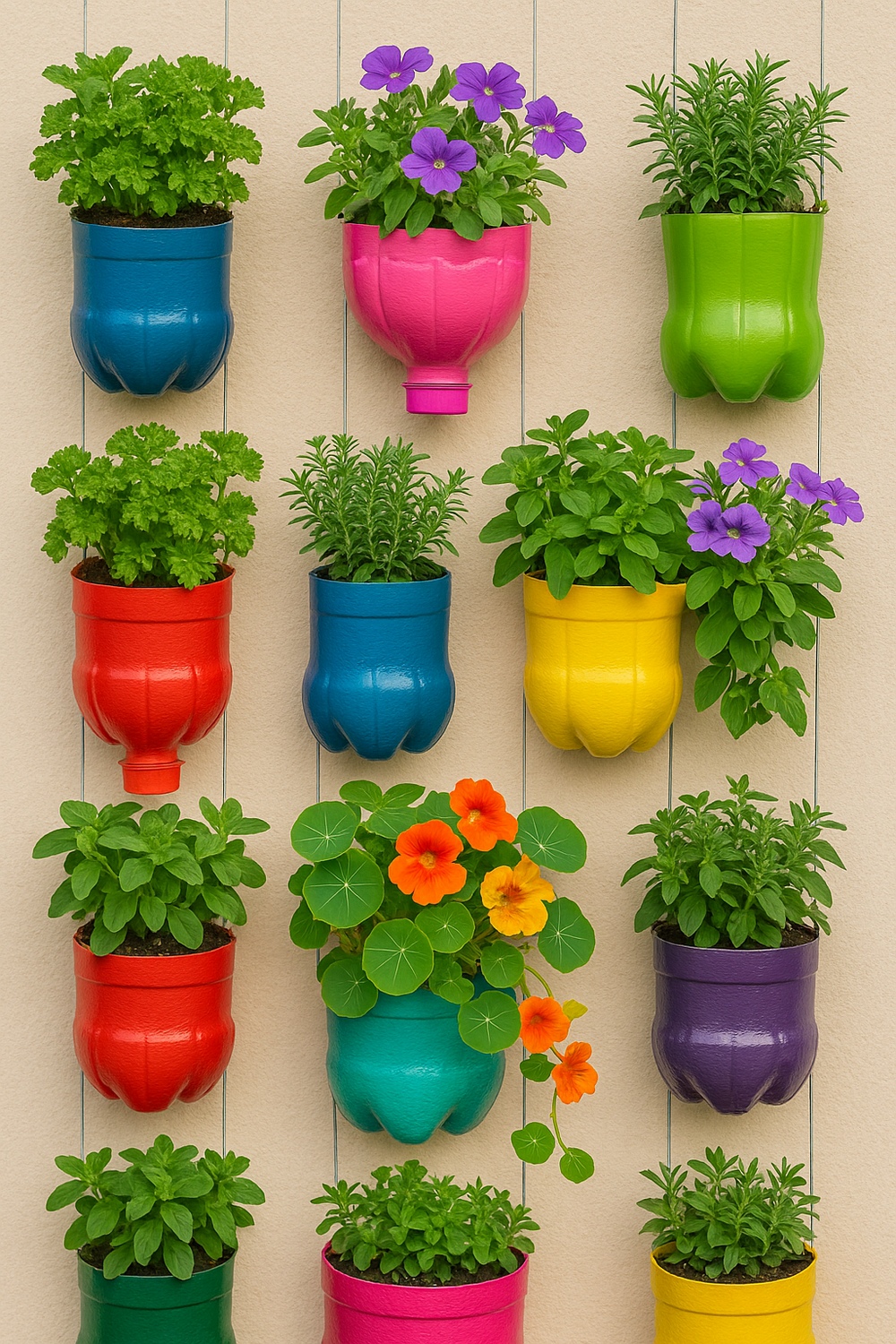 Recycled Plastic Bottle Hangers