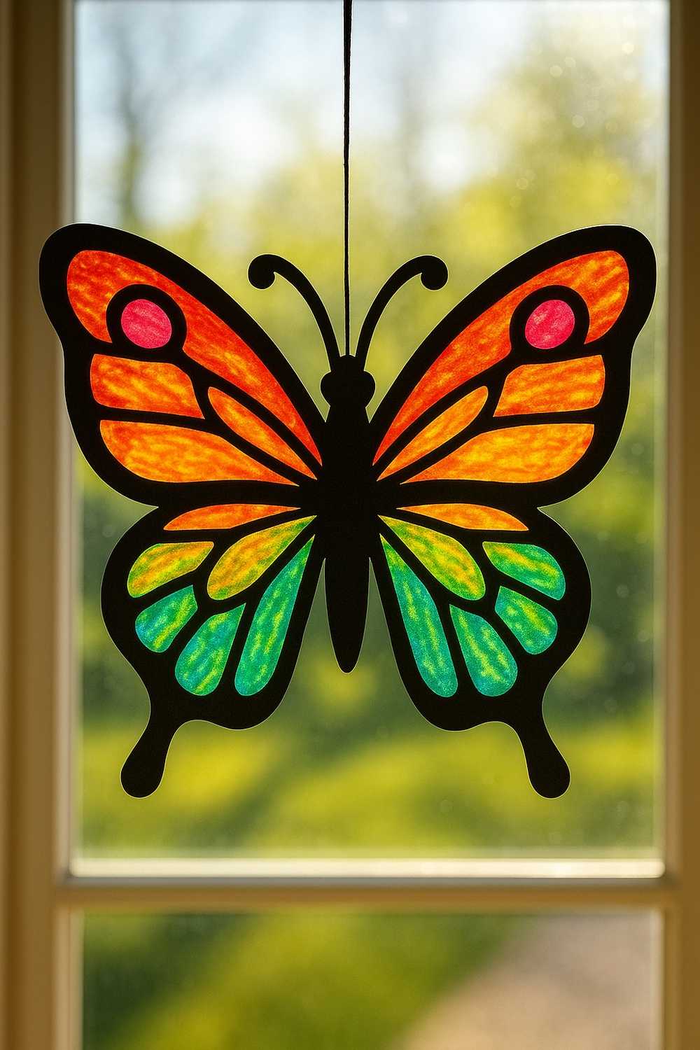 Stained Glass Butterfly Craft