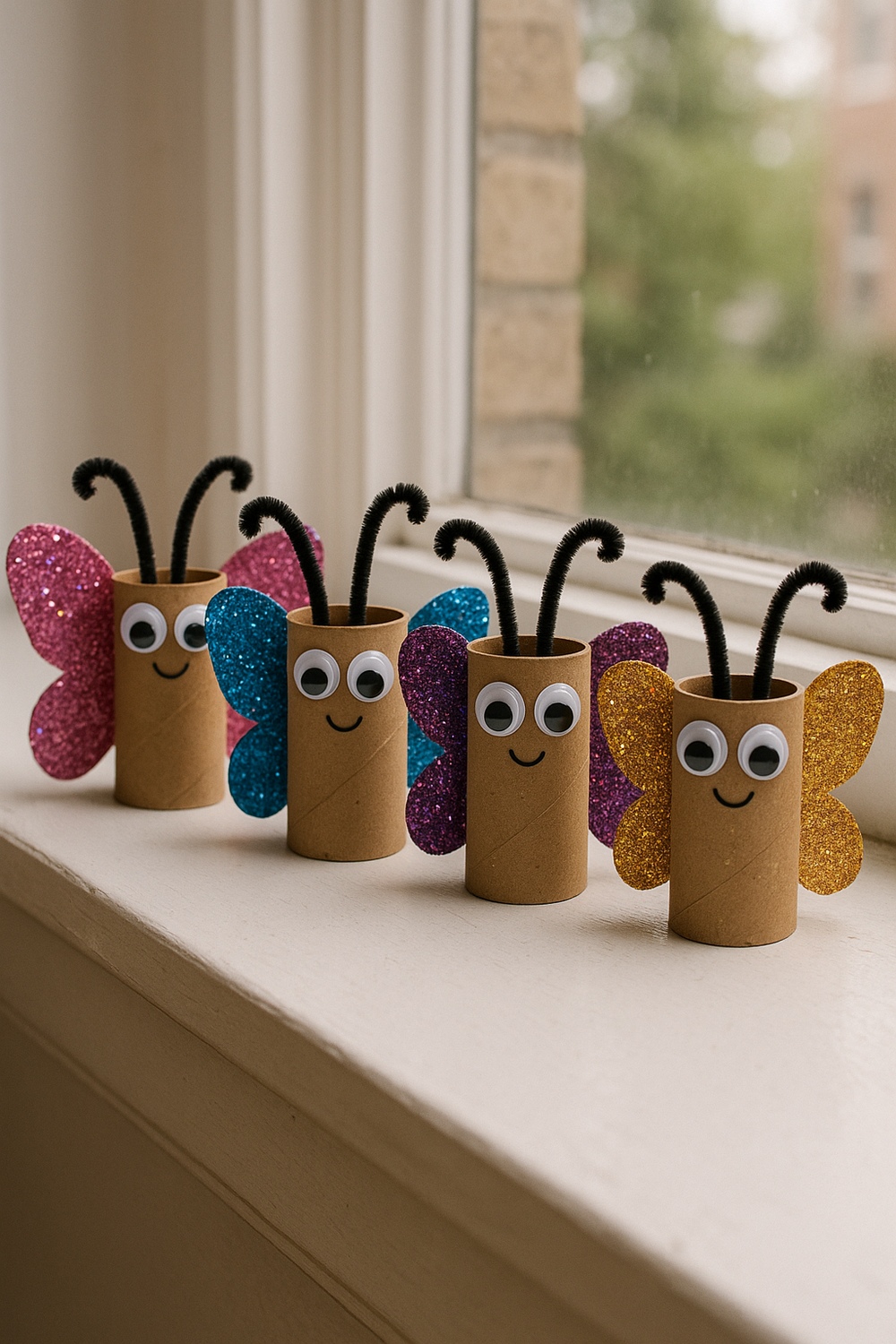 Toilet Roll Butterflies
