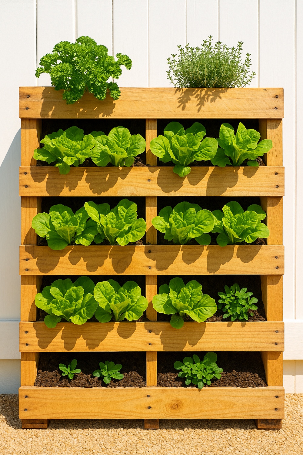 Vertical Gardening with Pallets