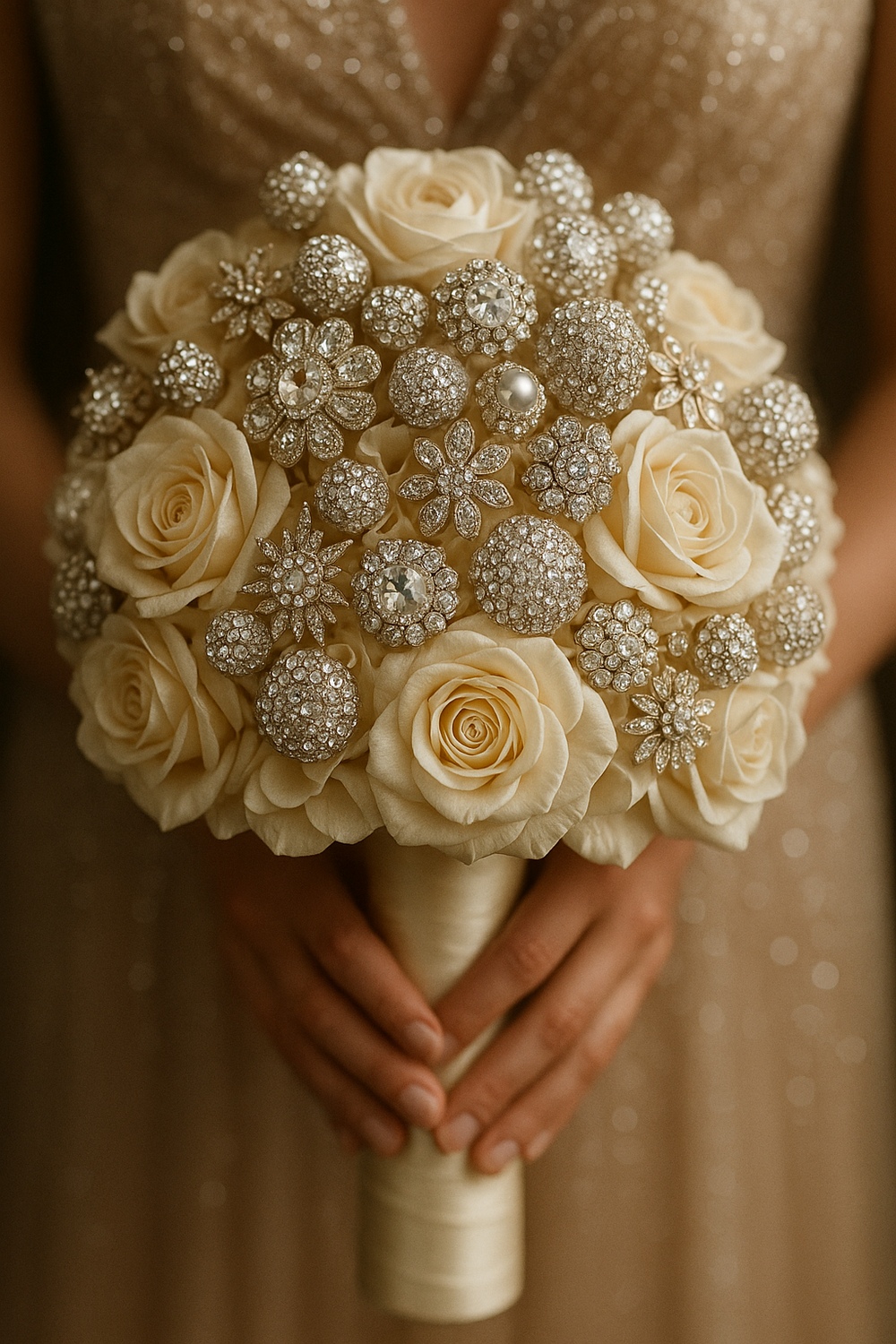 Vintage Brooch Bouquet