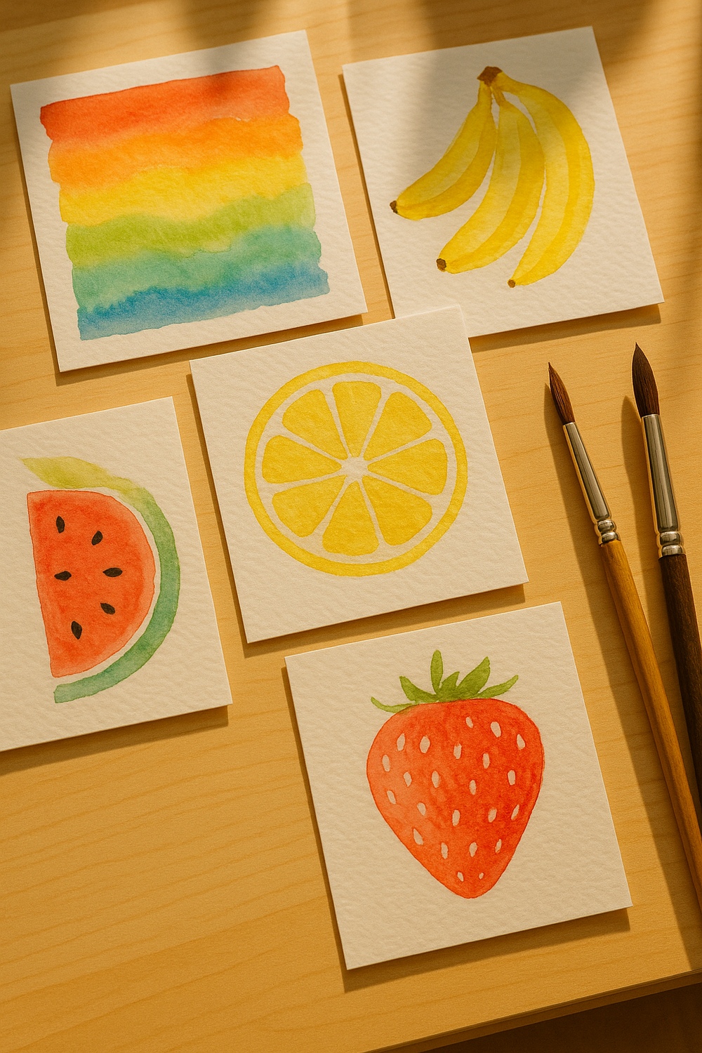 Watercolor Postcards