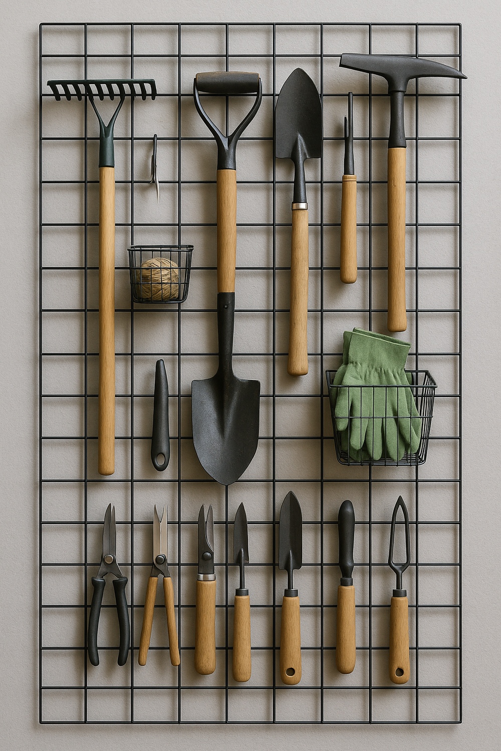 Wire Grid Tool Organizer