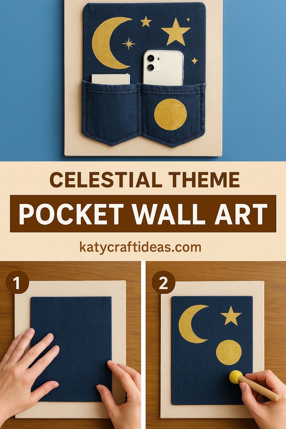 Celestial Theme Pocket Wall Art