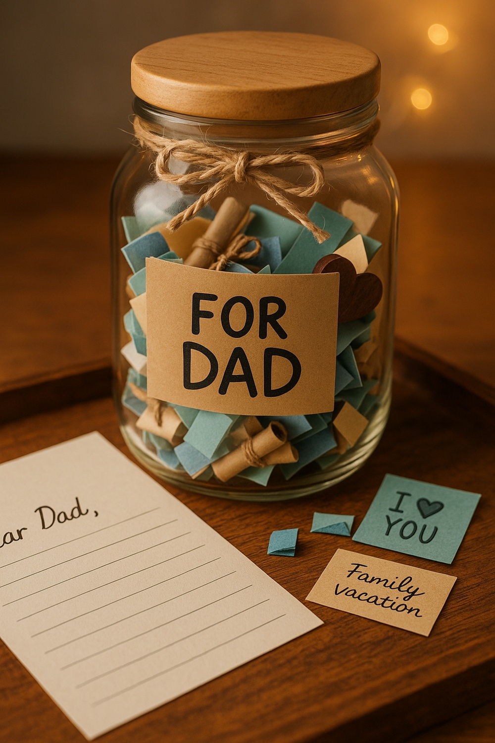 Handwritten Letter & Memory Jar