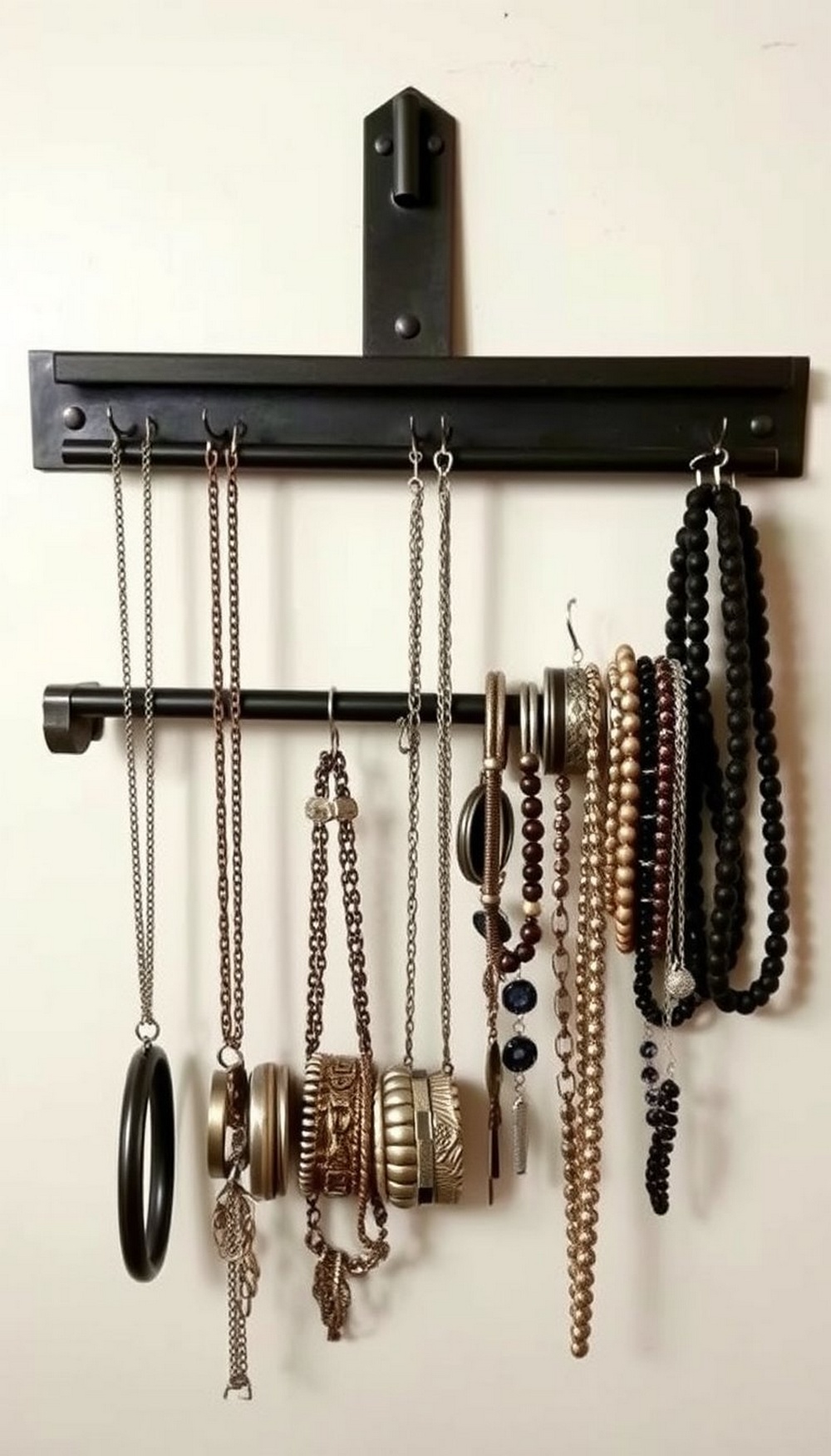 Hanging Tool Storage Rack (Repurposed)