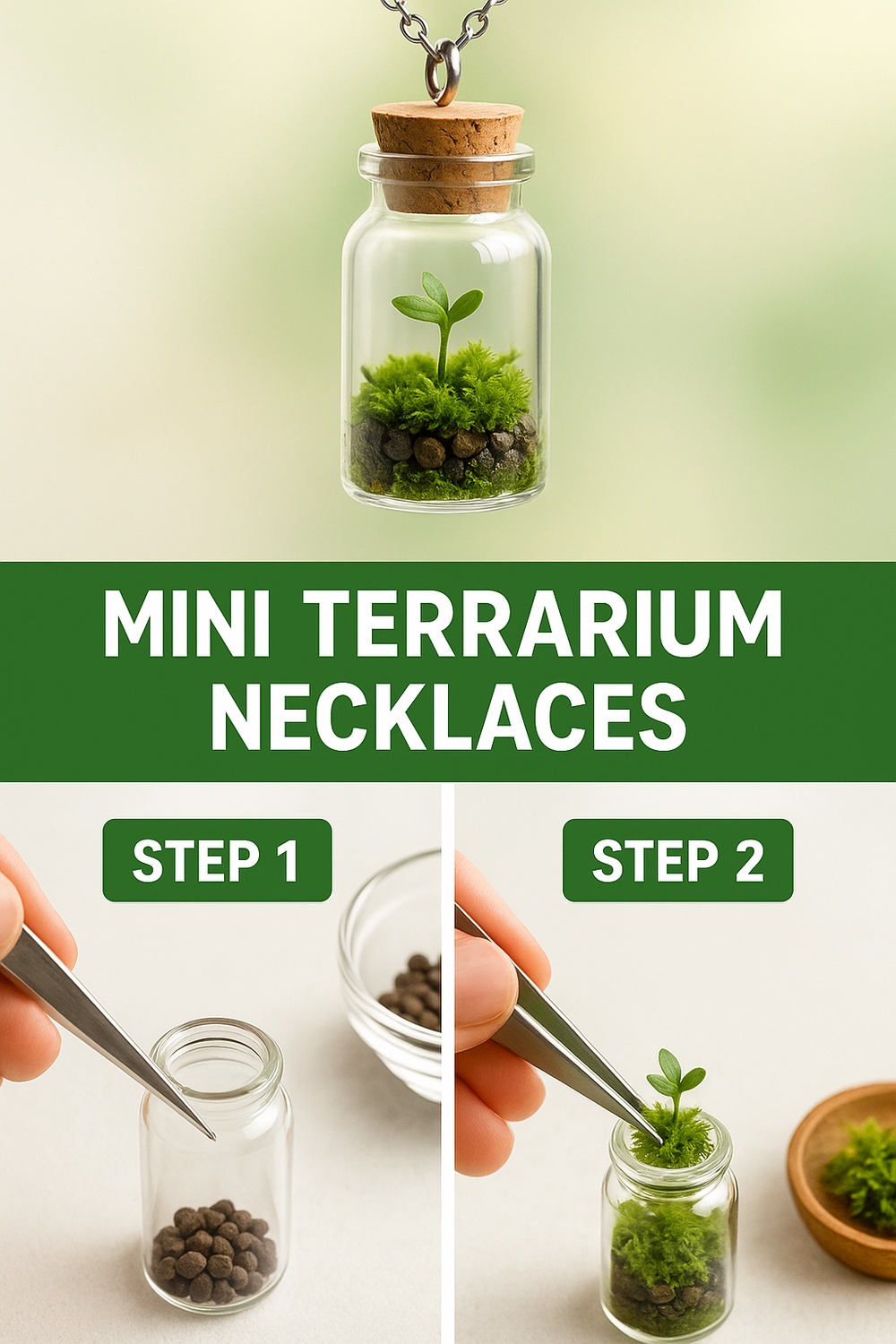 Mini Terrarium Necklaces