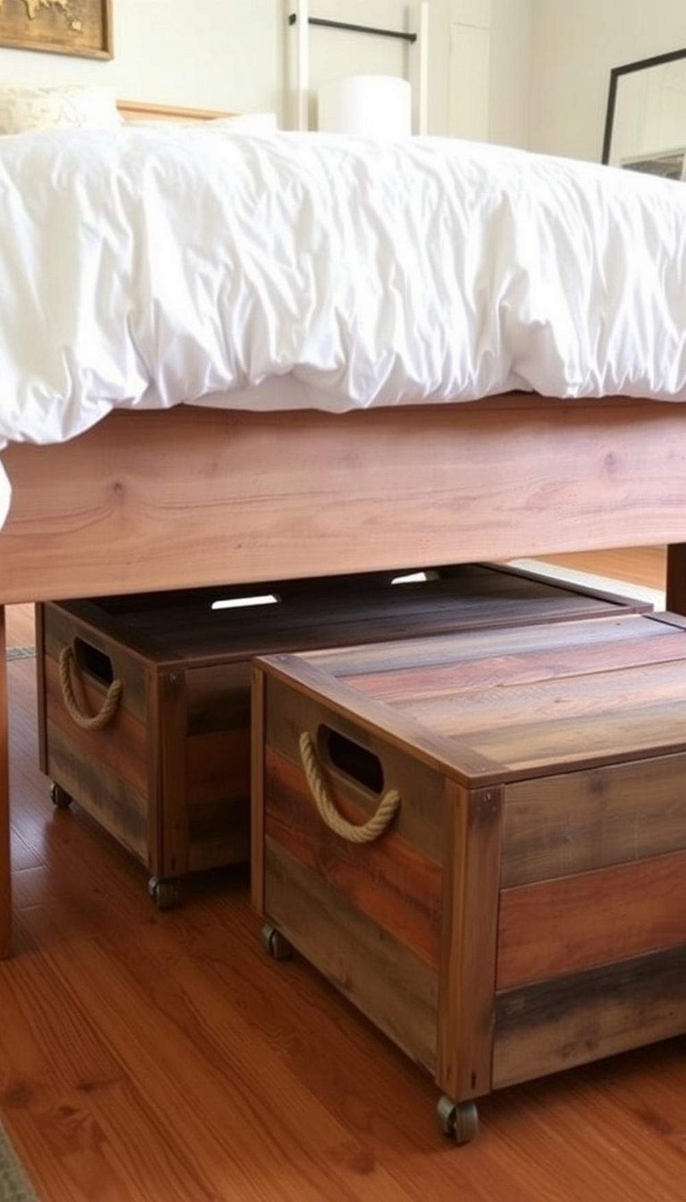 Rolling Crates with Handles