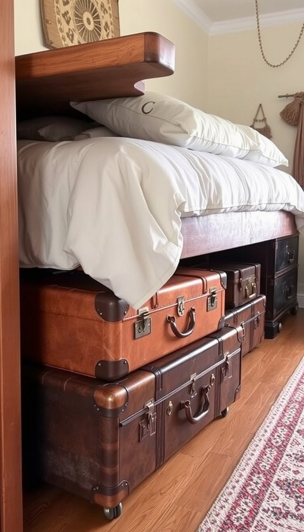 Vintage Suitcase Drawers