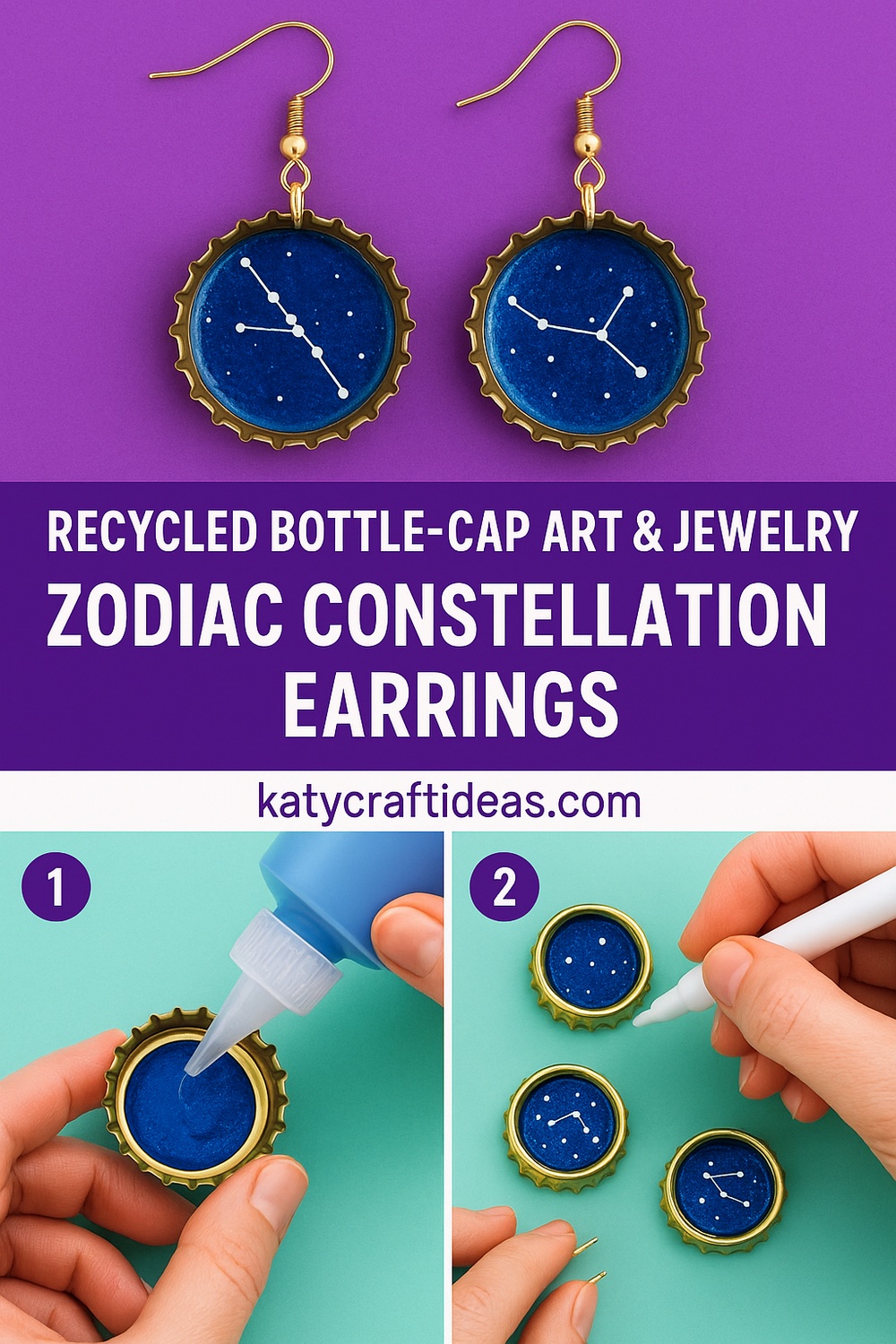 Zodiac Constellation Earrings