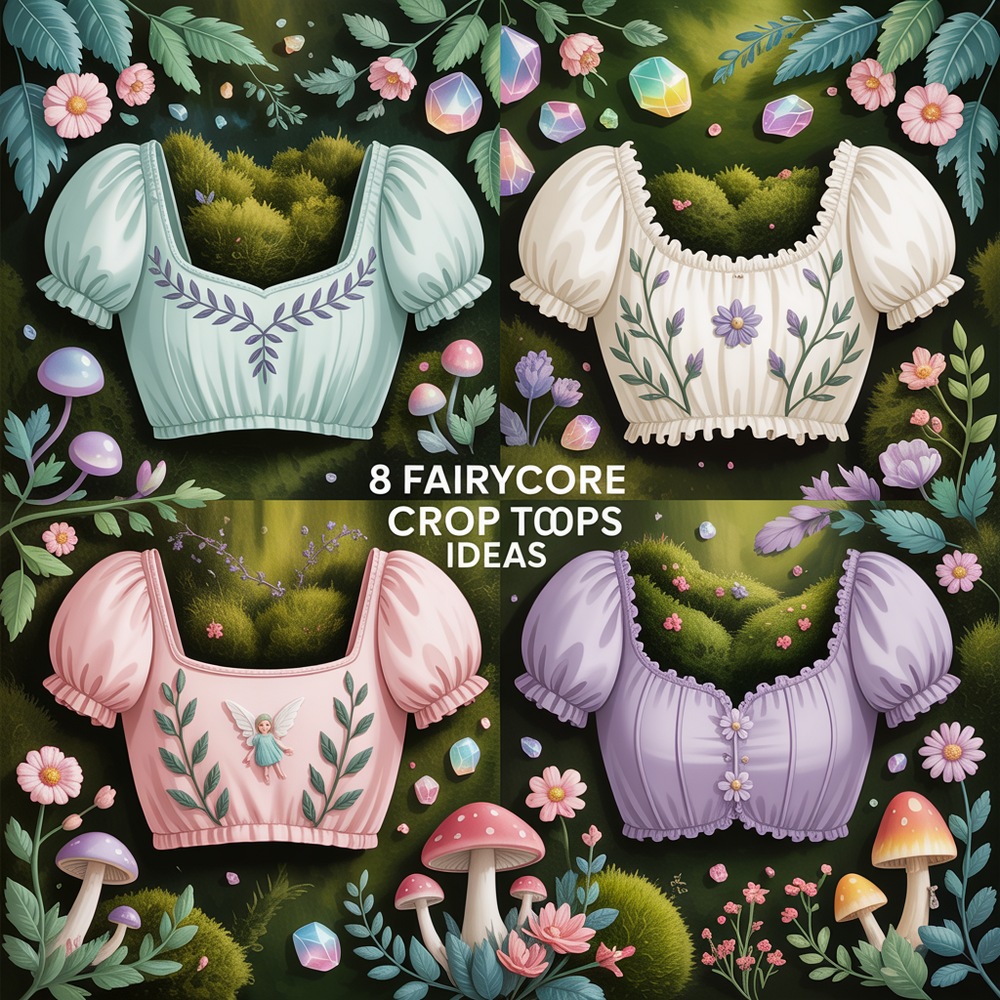 Fairycore Crop Tops Ideas